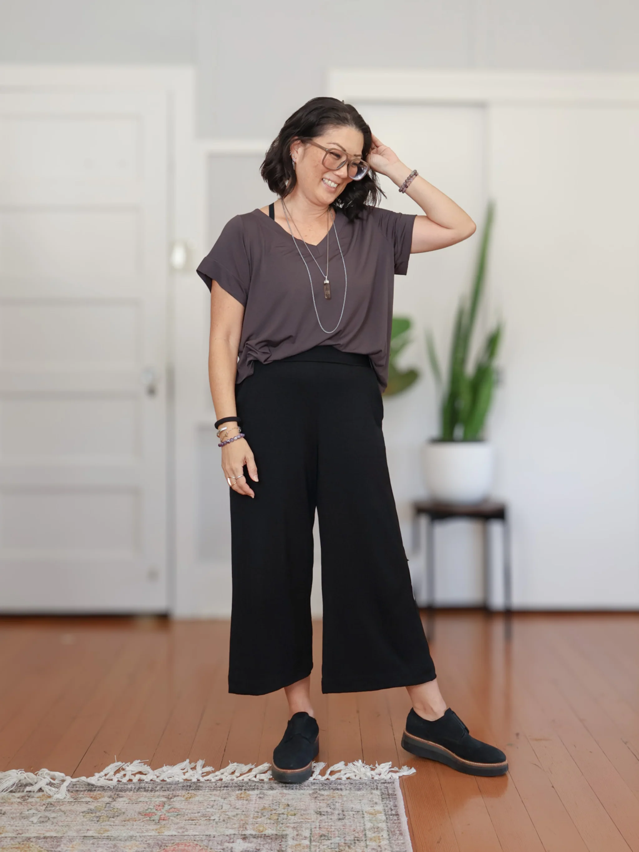 Ava Top - Washed Black - Image 5