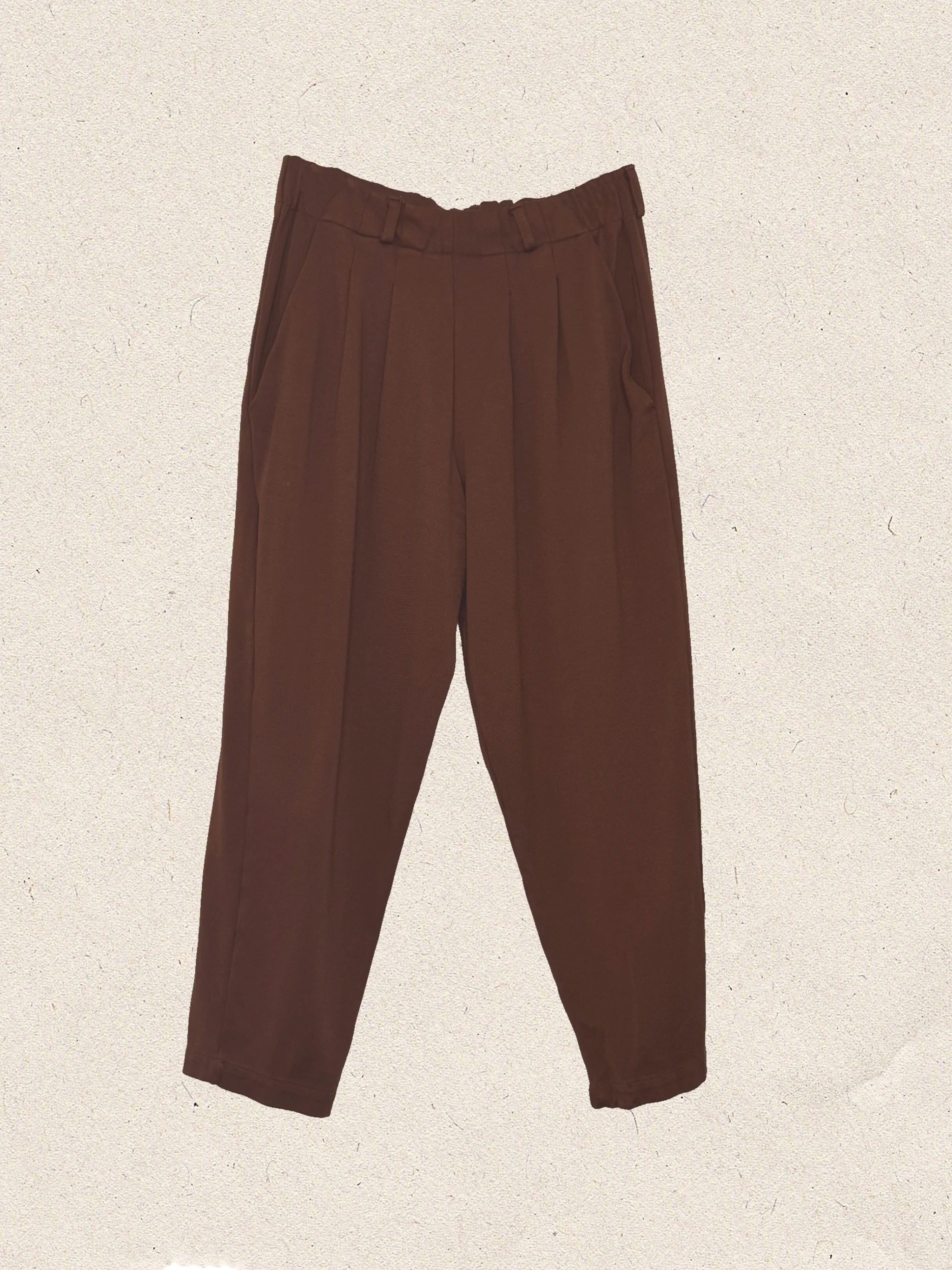 Bowery Pull On Balloon Pant - Toffee Twill Ponte - Image 3