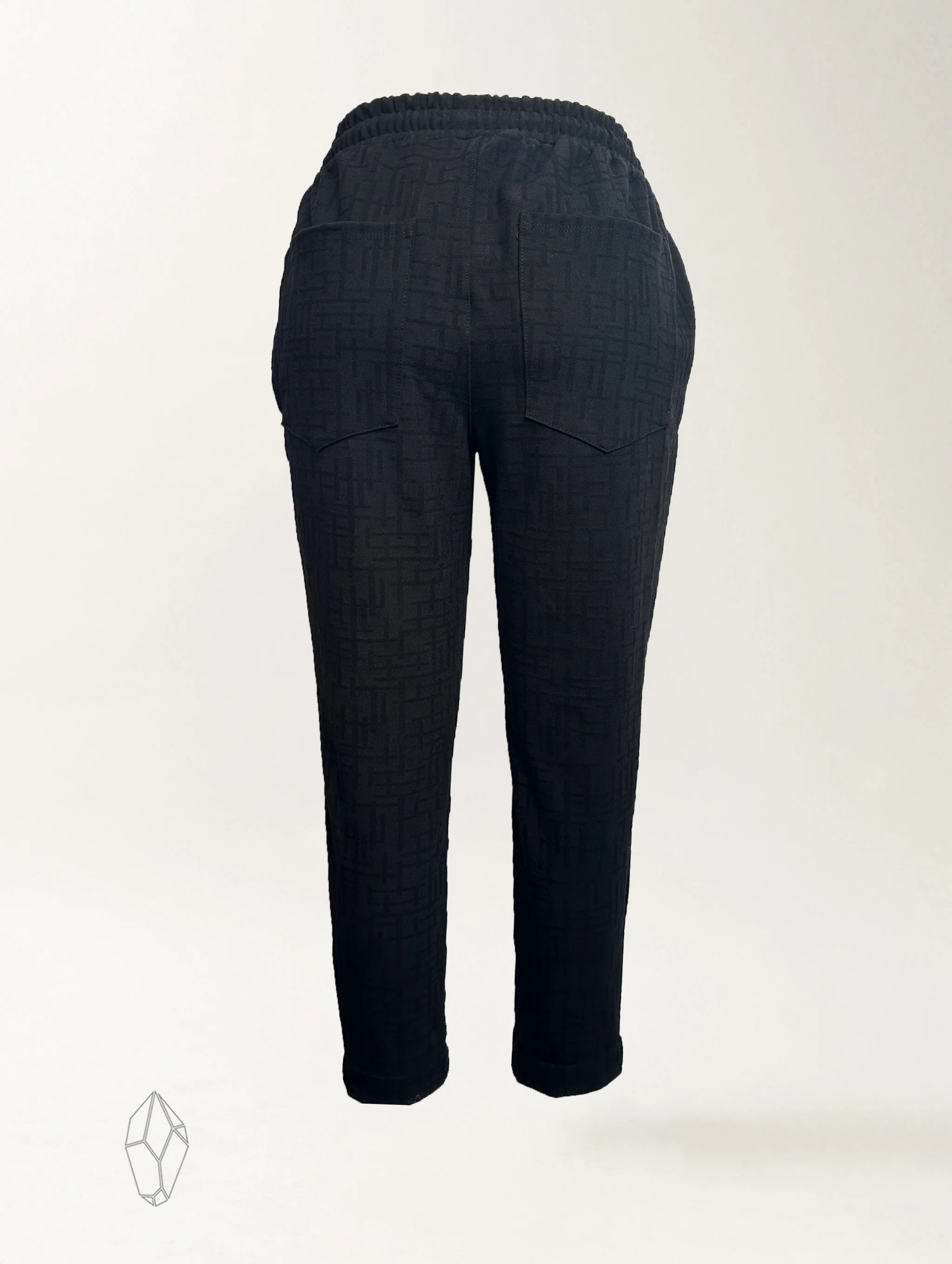 Brooklyn Pant - Black Maze Ponte - Image 5