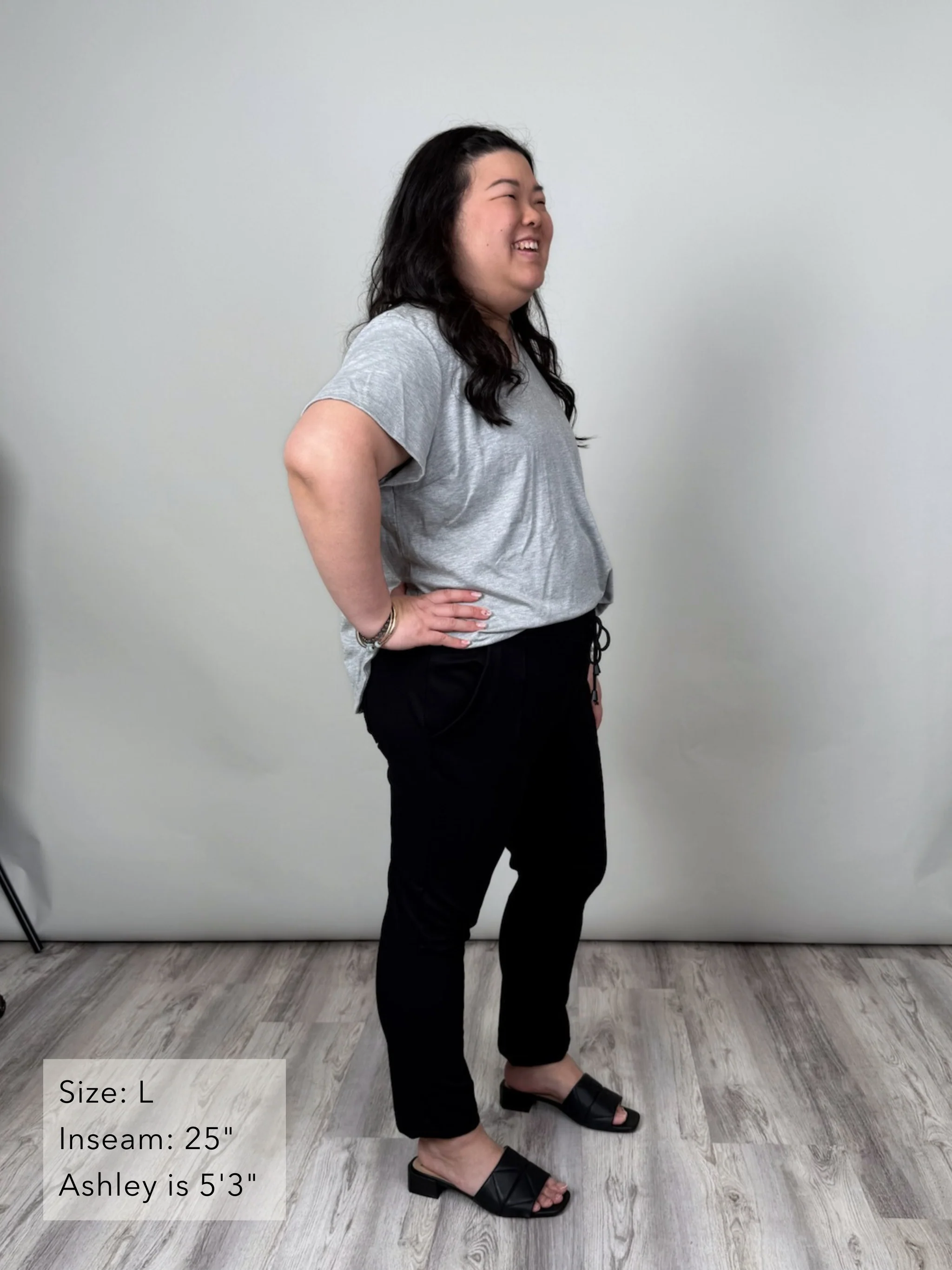 Brooklyn Pant - Black Twill Ponte - Image 7
