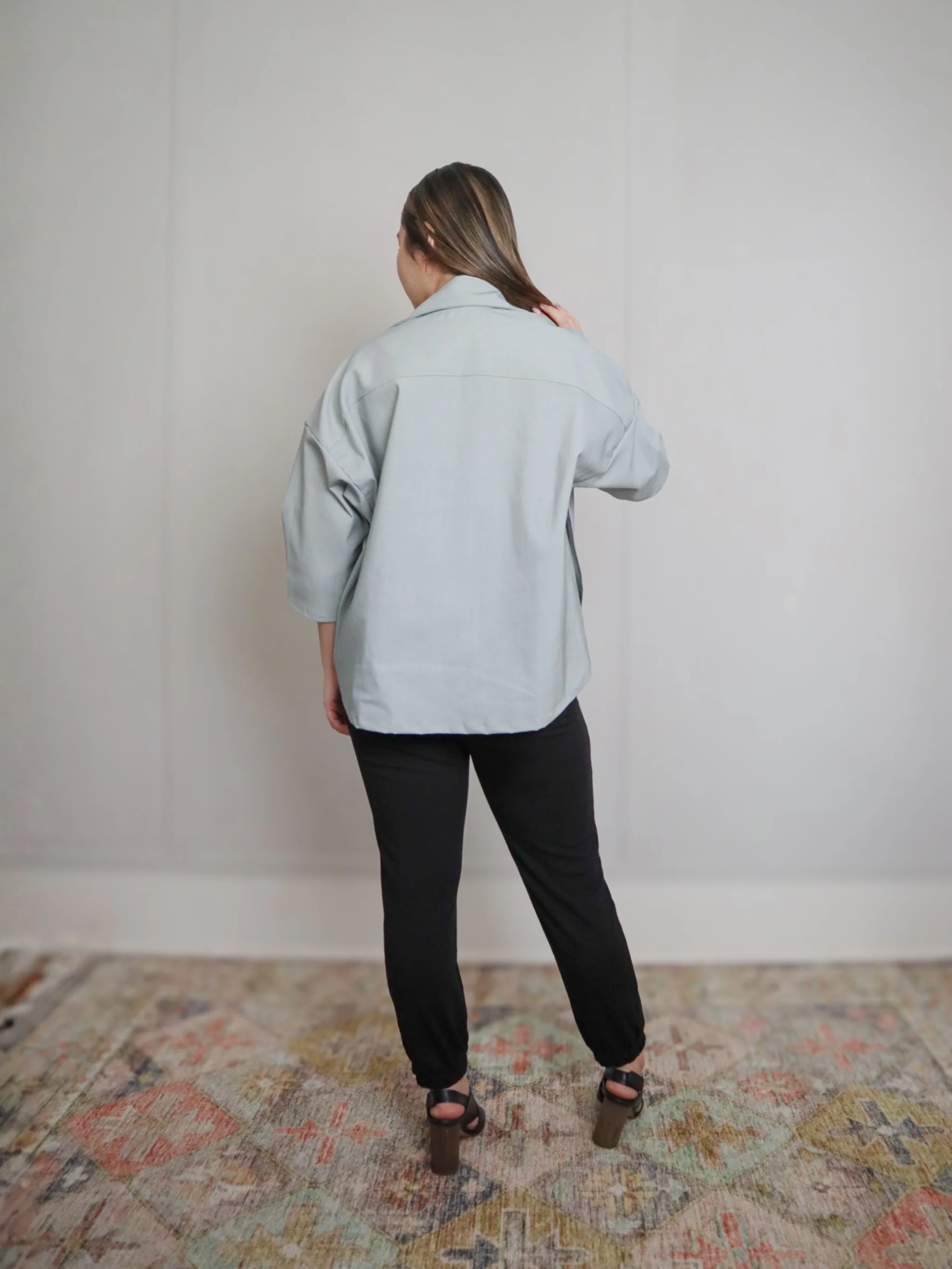 Bryce Jacket - Light Grey Denim - Image 4