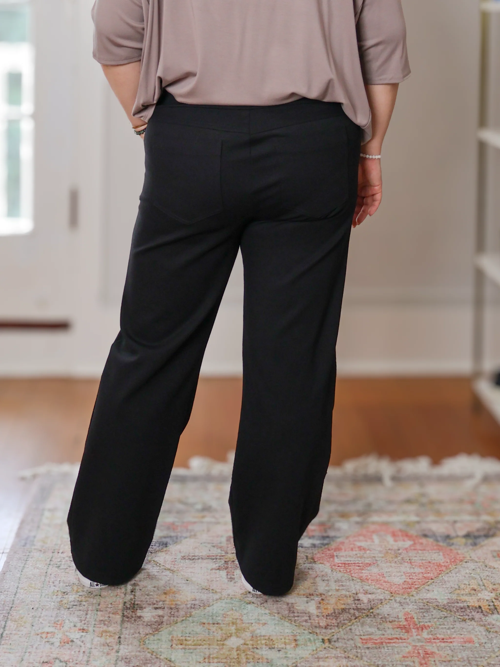 Cooke Pant - Black Double Knit - Image 3