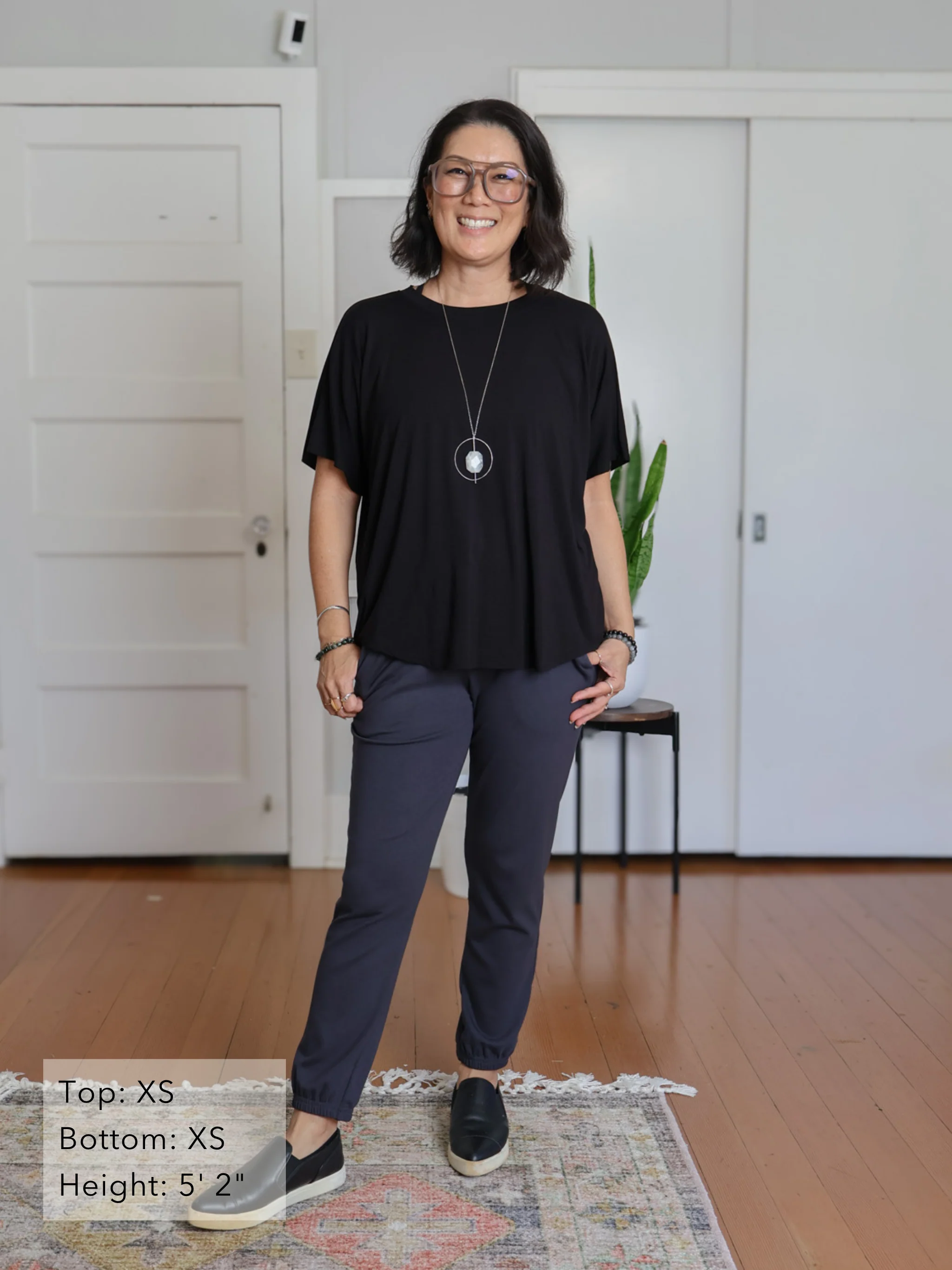 Dayna Top - Black Soft Ponte - Image 5
