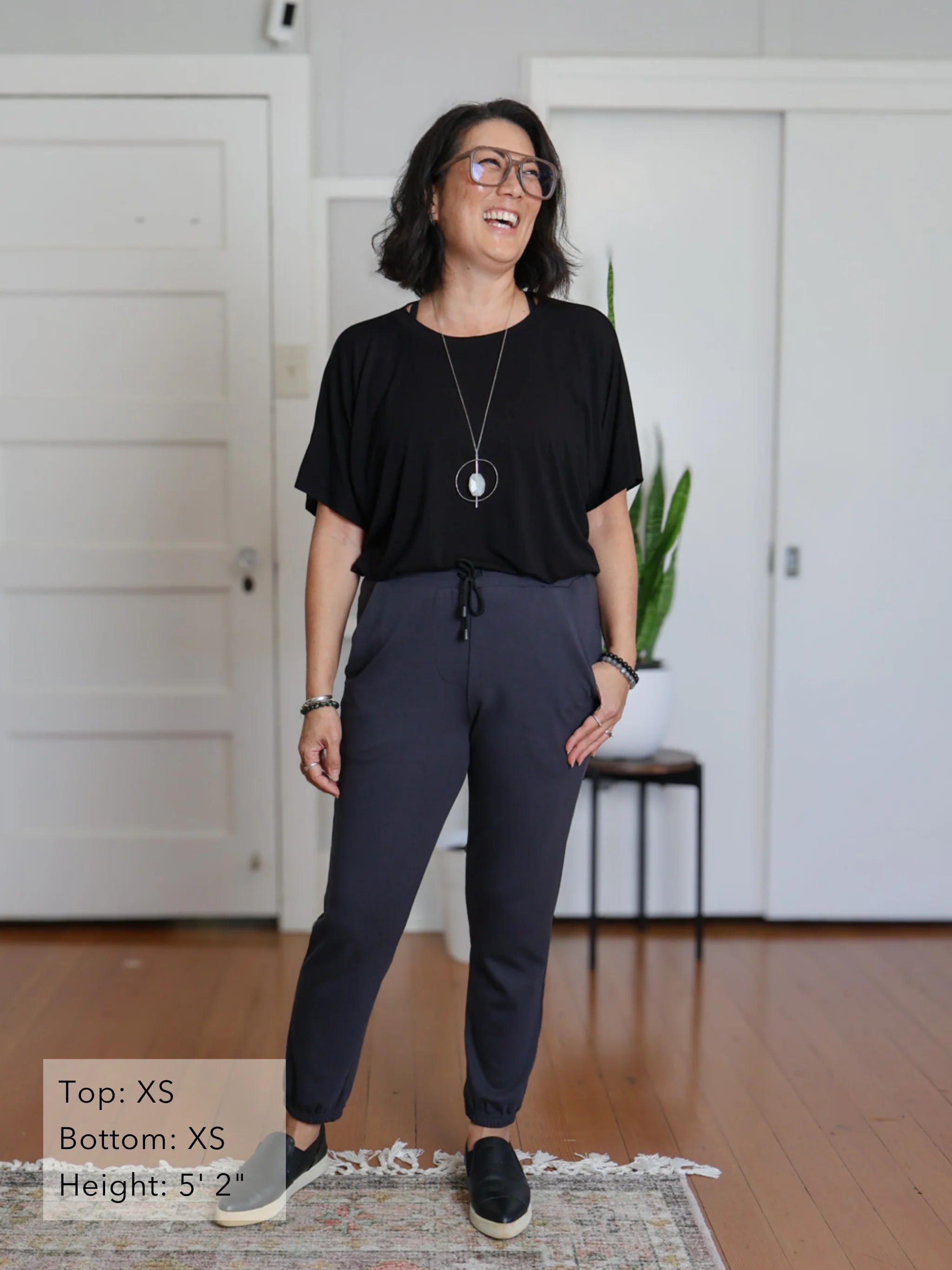 Dayna Top - Black Soft Ponte - Image 7