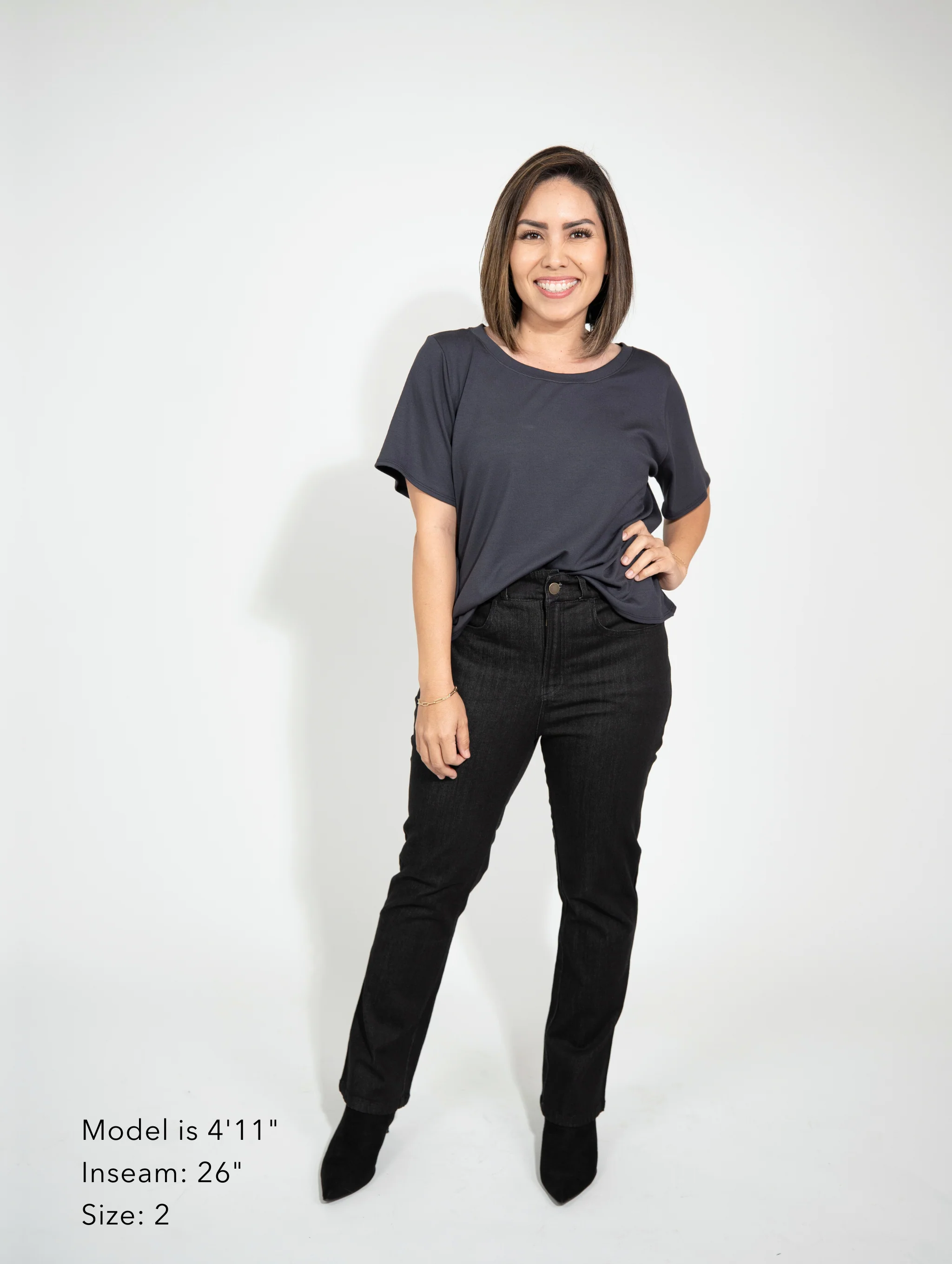 Hotel Slim Straight Jean - Black Denim - Image 4