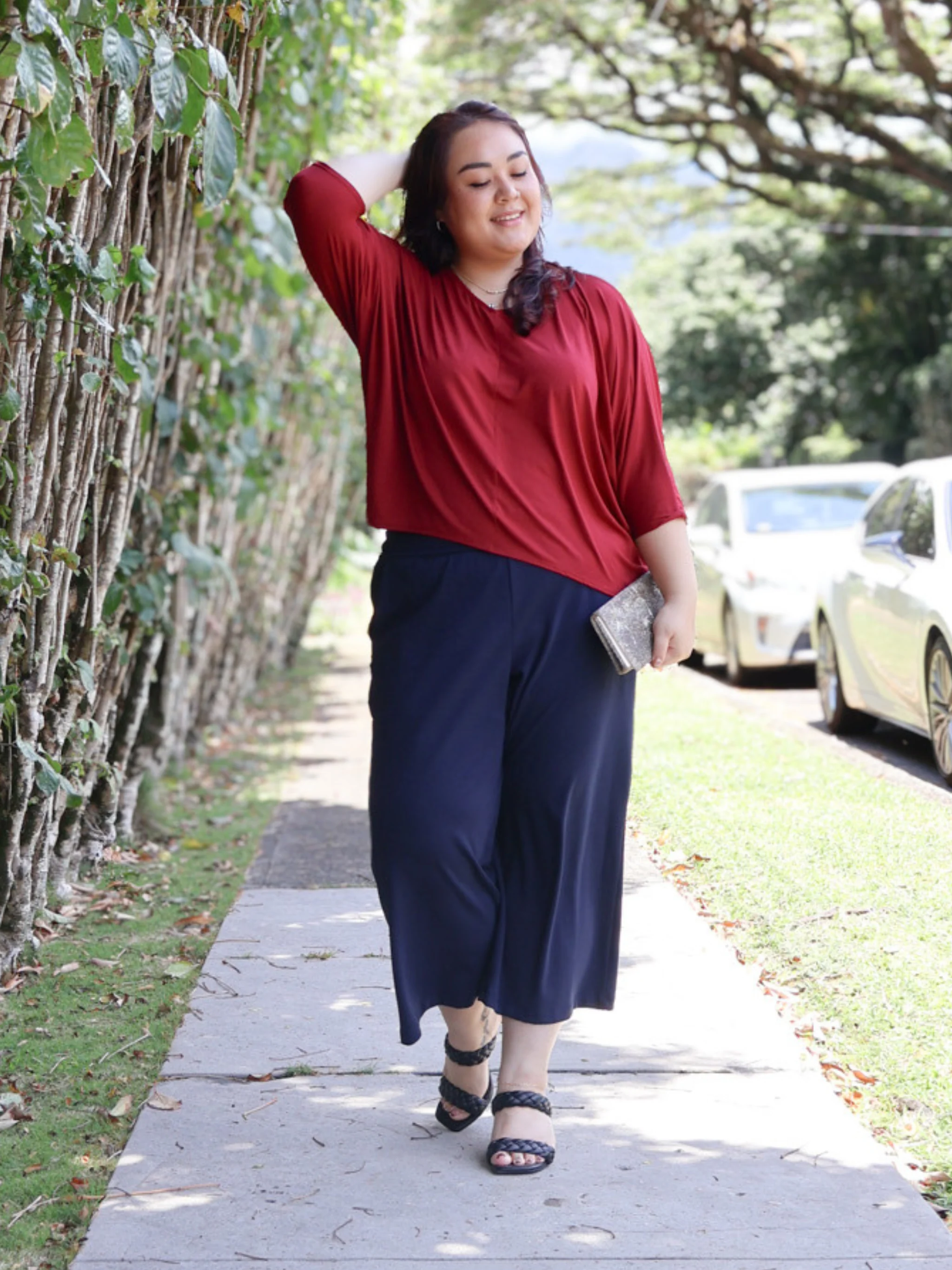 Megumi Top - Raspberry - Image 4