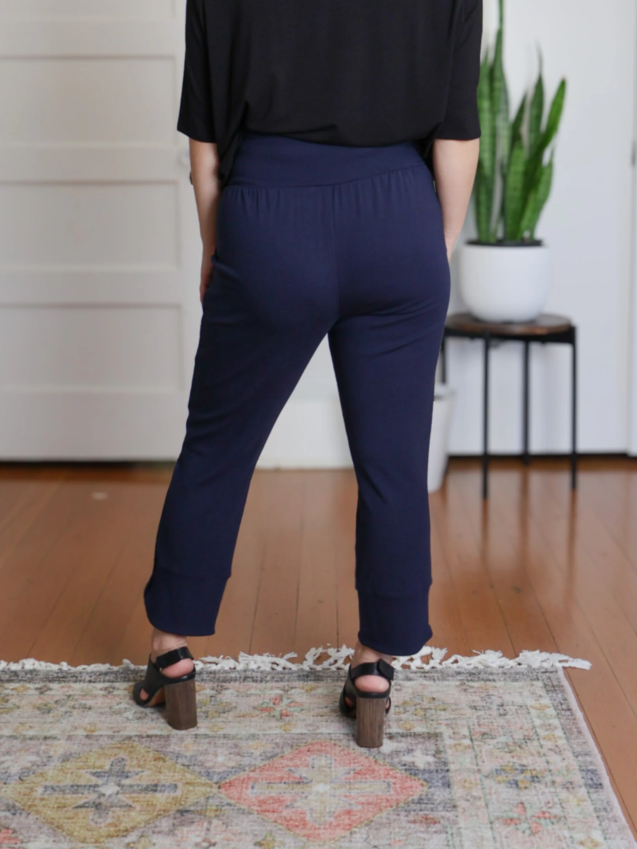 Miki Pant - Midnight Soft Ponte - Image 4