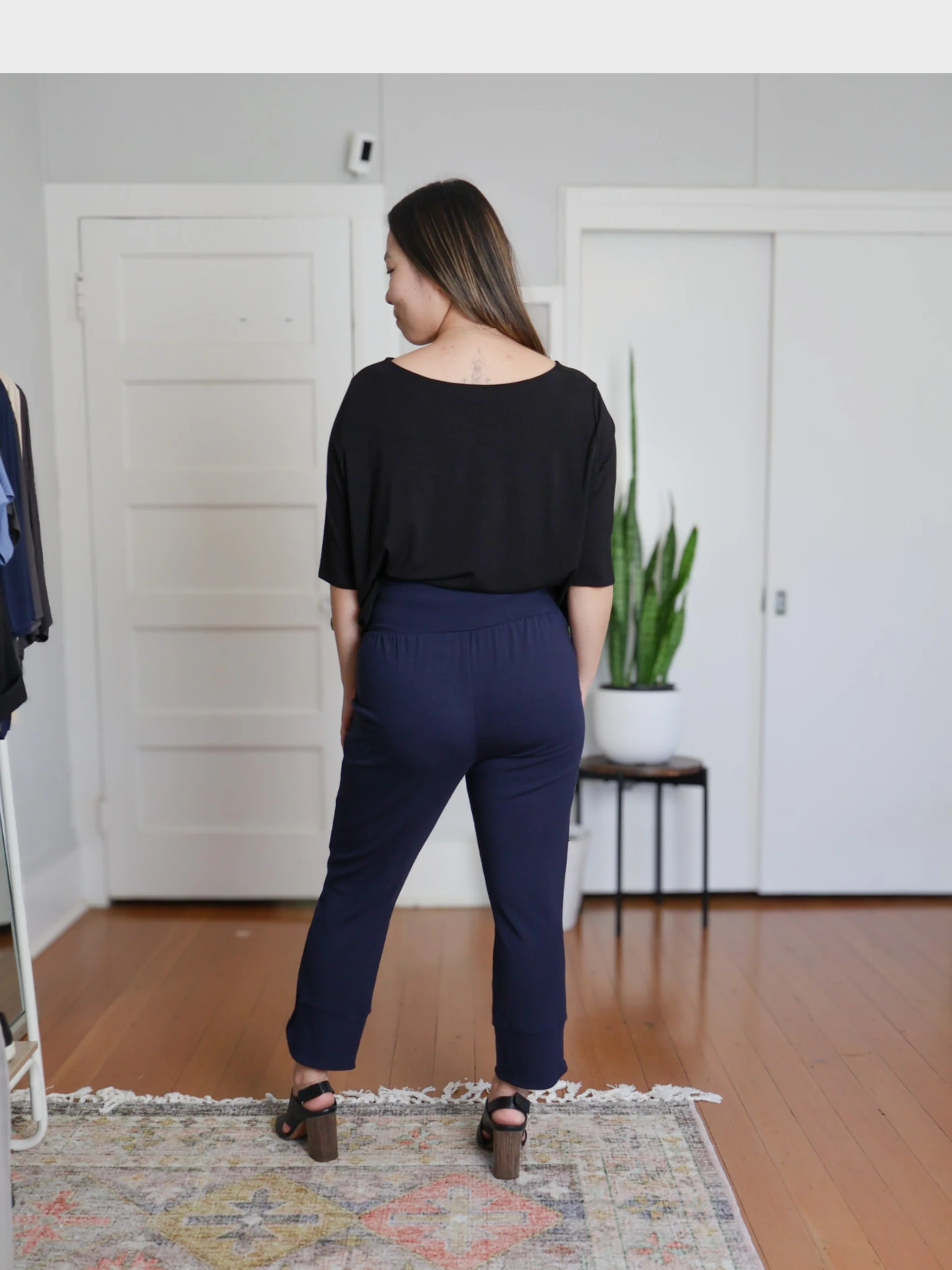 Miki Pant - Midnight Soft Ponte - Image 5