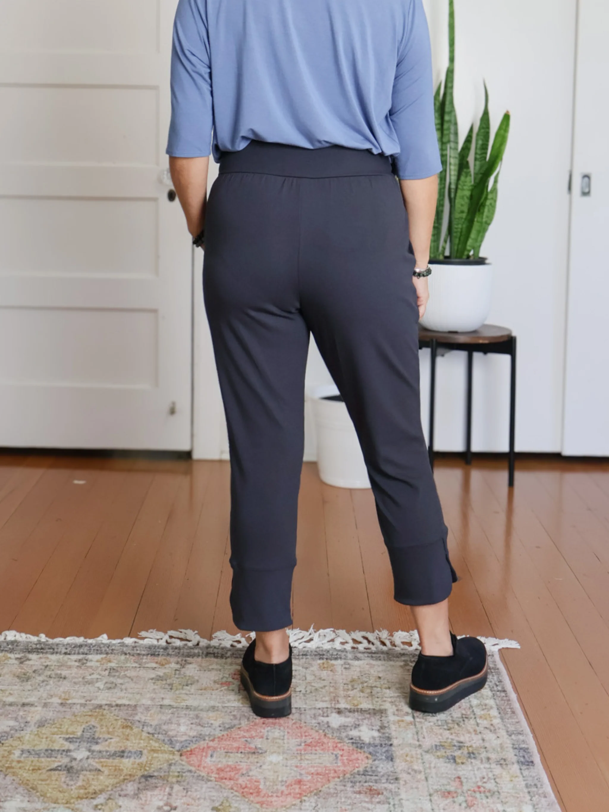 Miki Pant - Washed Black Soft Ponte - Image 4