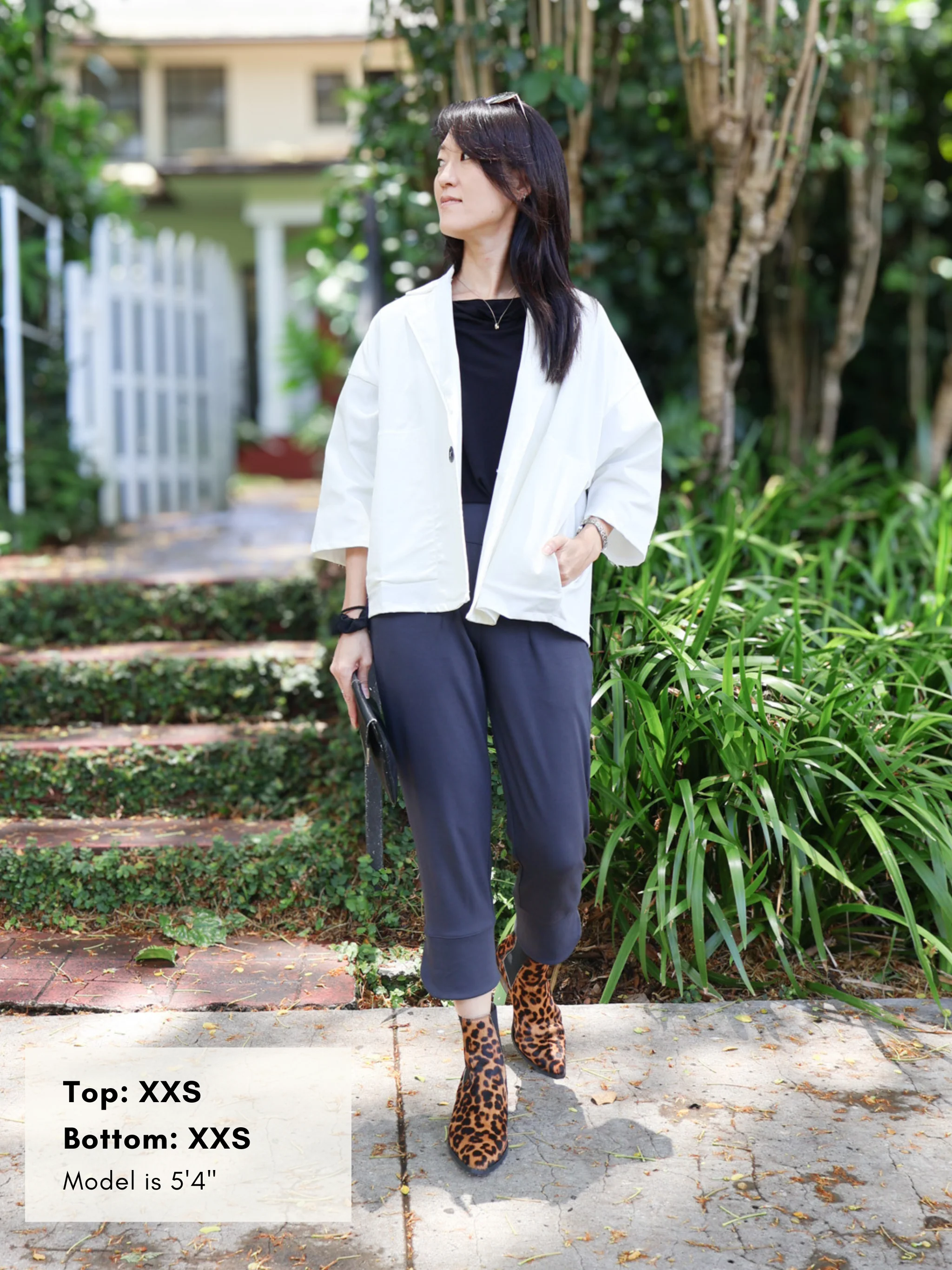 Miki Pant - Washed Black Soft Ponte - Image 5