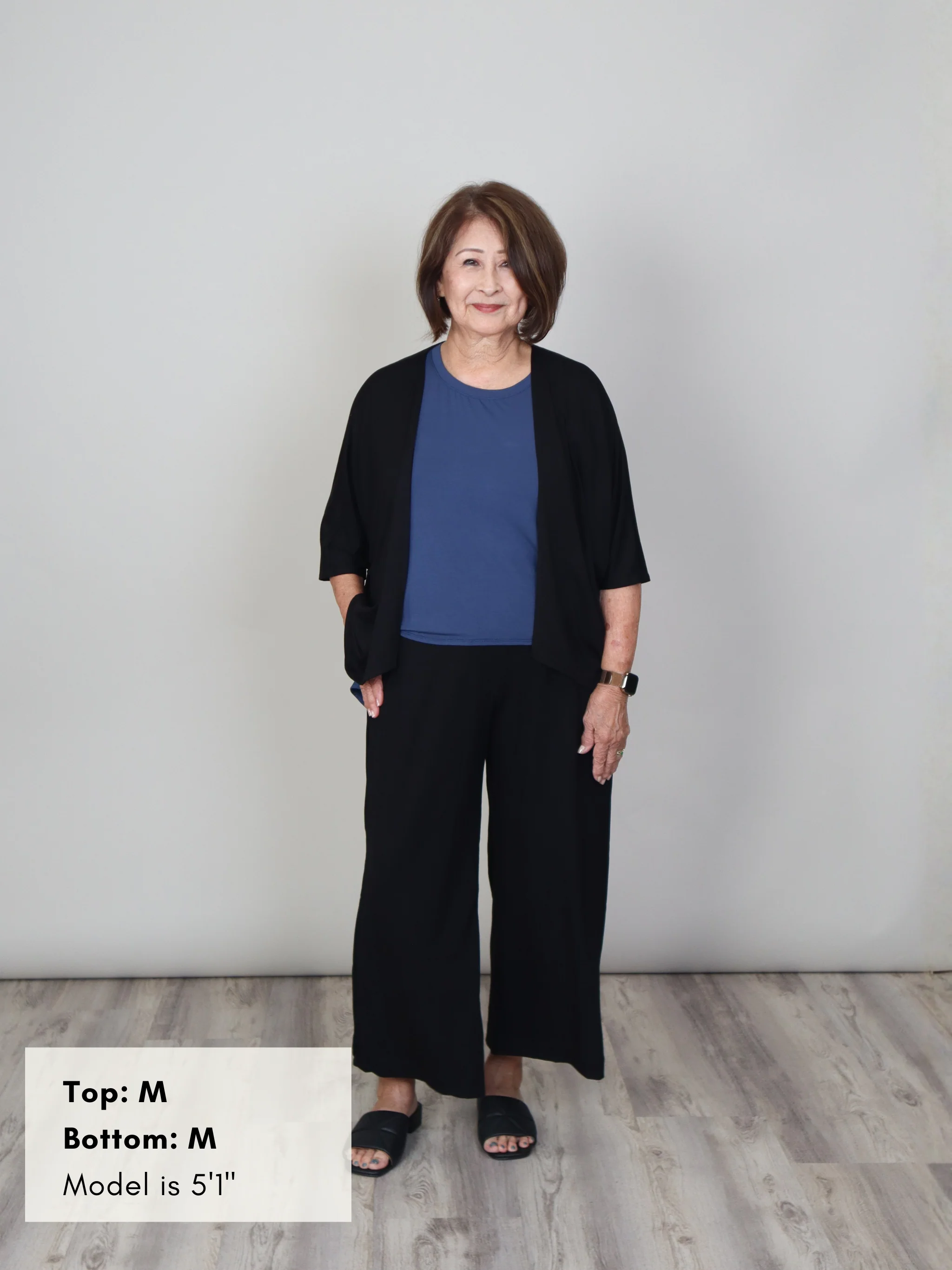Milo Pant - Black Rayon Jersey - Image 7