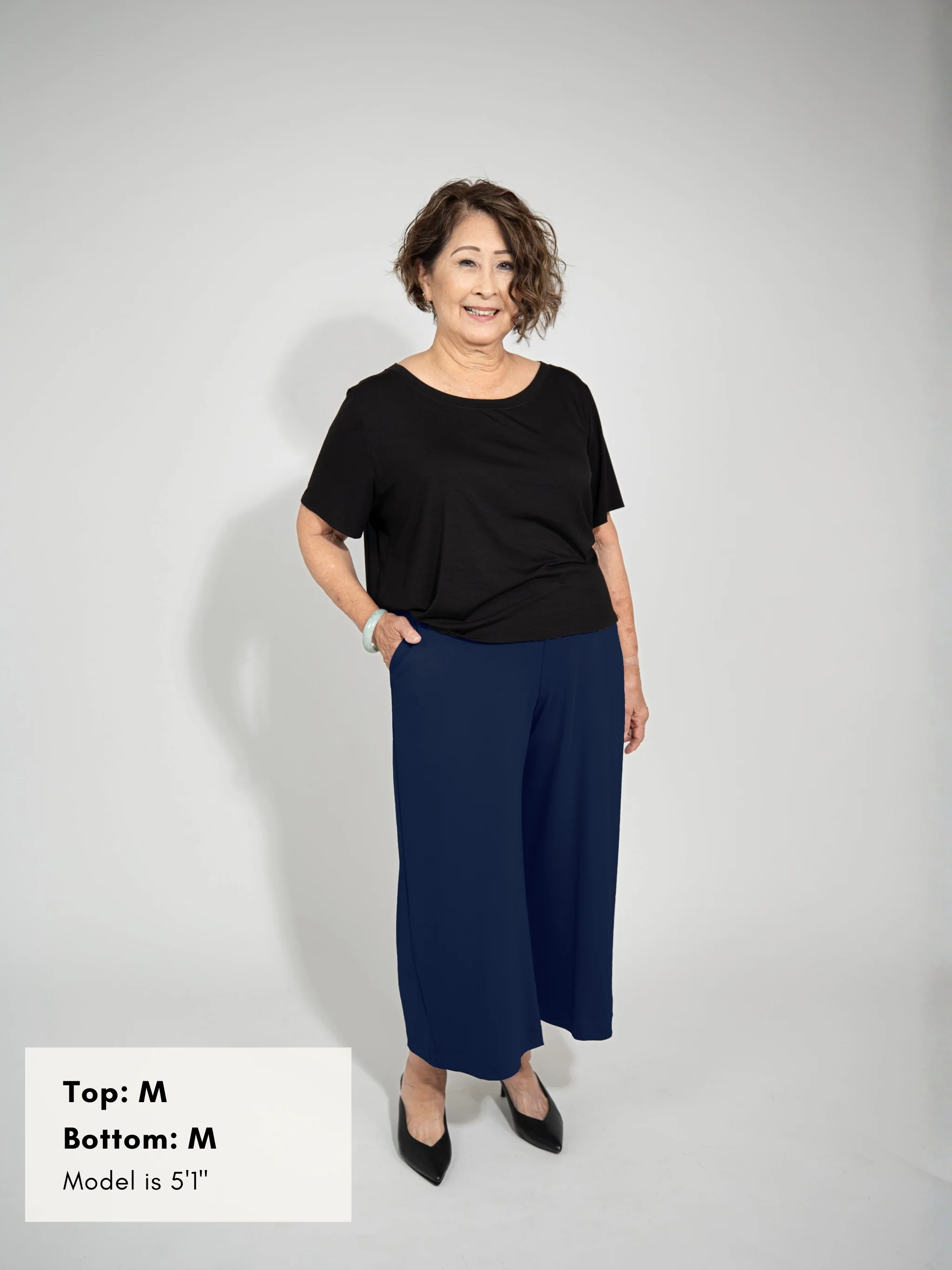 Milo Pant - Midnight Soft Ponte - Image 6