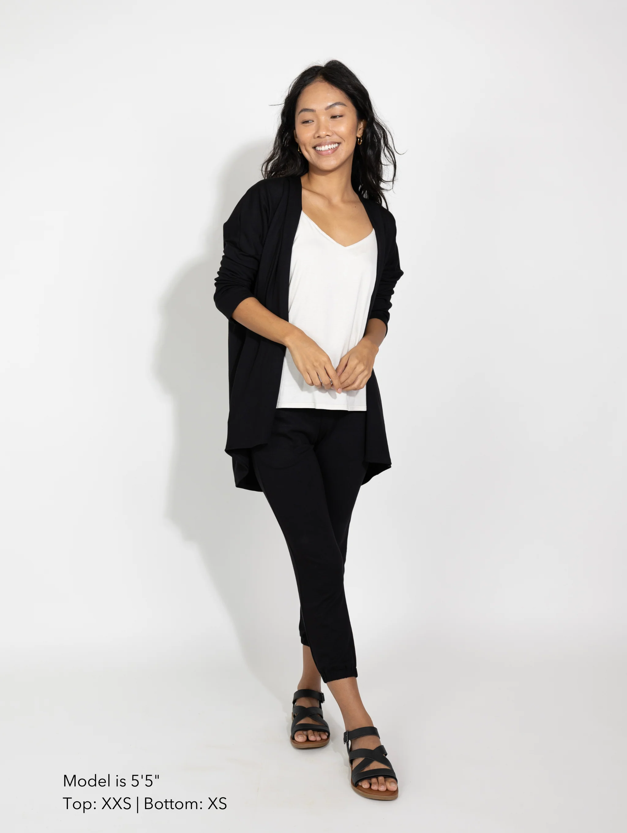 Remy Cover Up - Black Soft Ponte - Image 5
