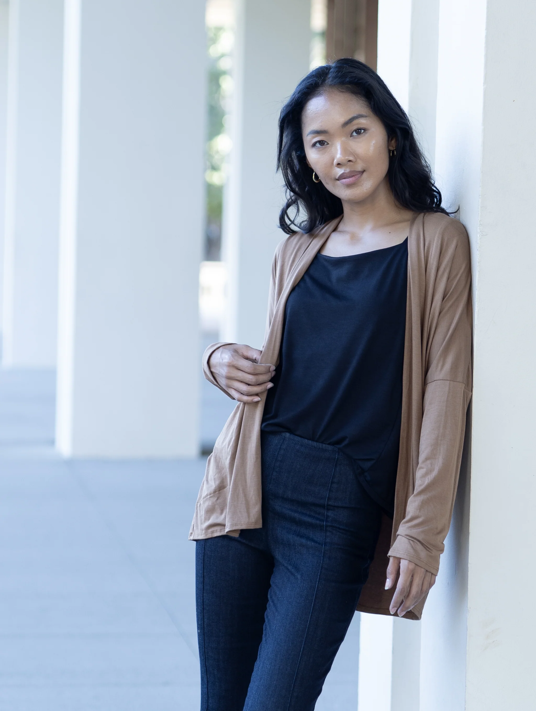 Scarlett Top - Black Soft Ponte - Image 4