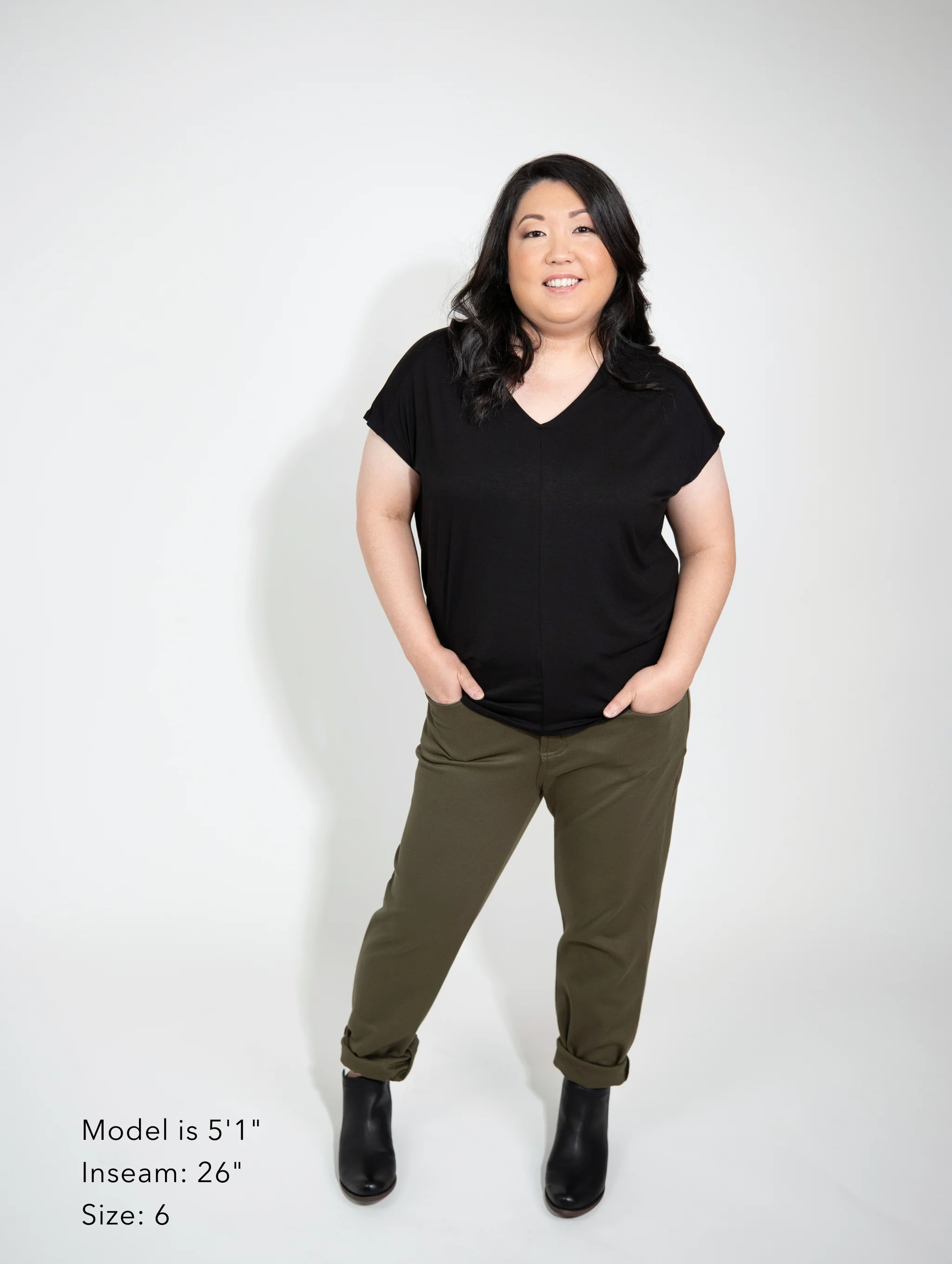 Smith Straight Jean - Olive - Image 5