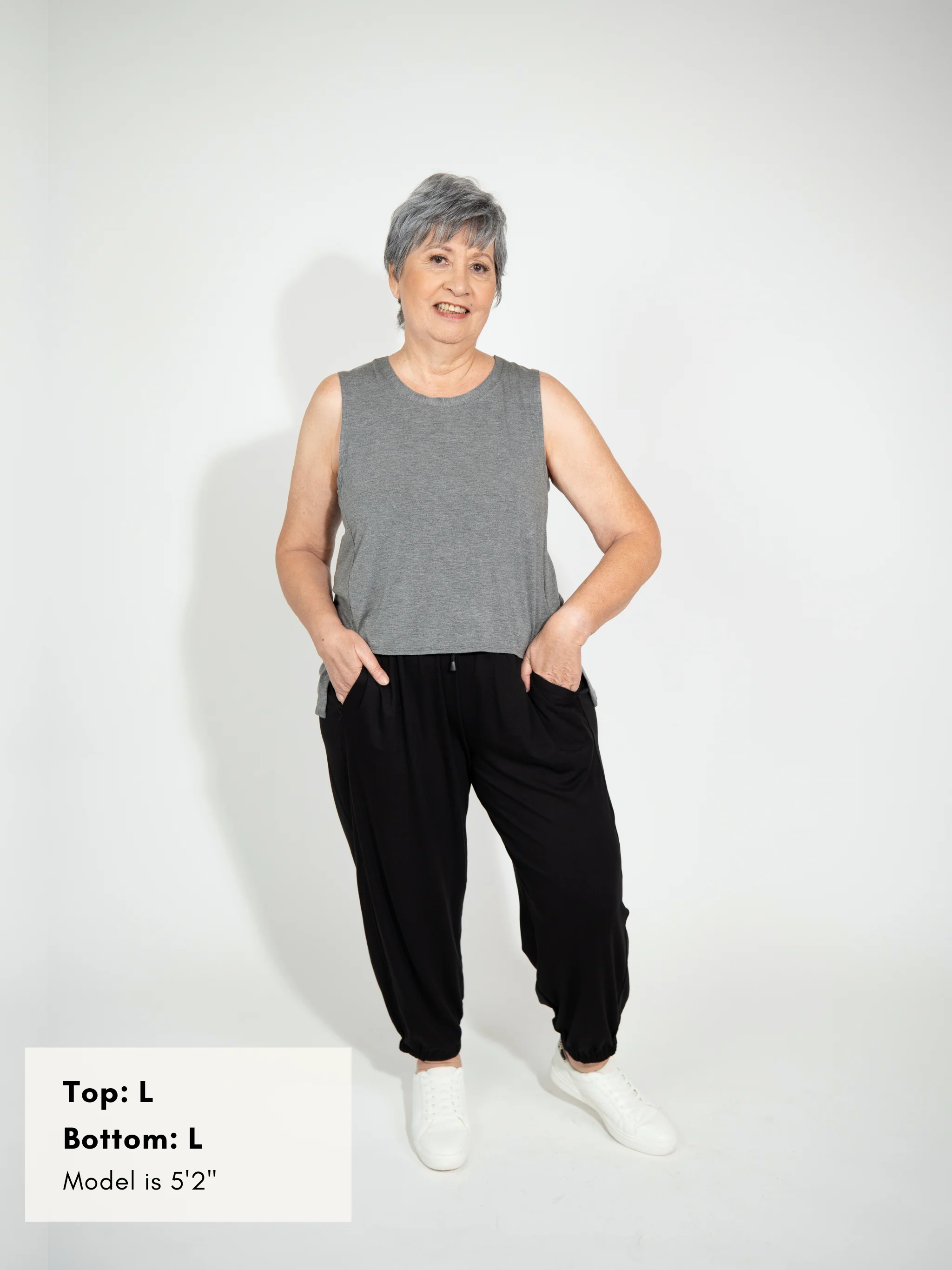 South St. Jogger - Black Soft Ponte - Image 6