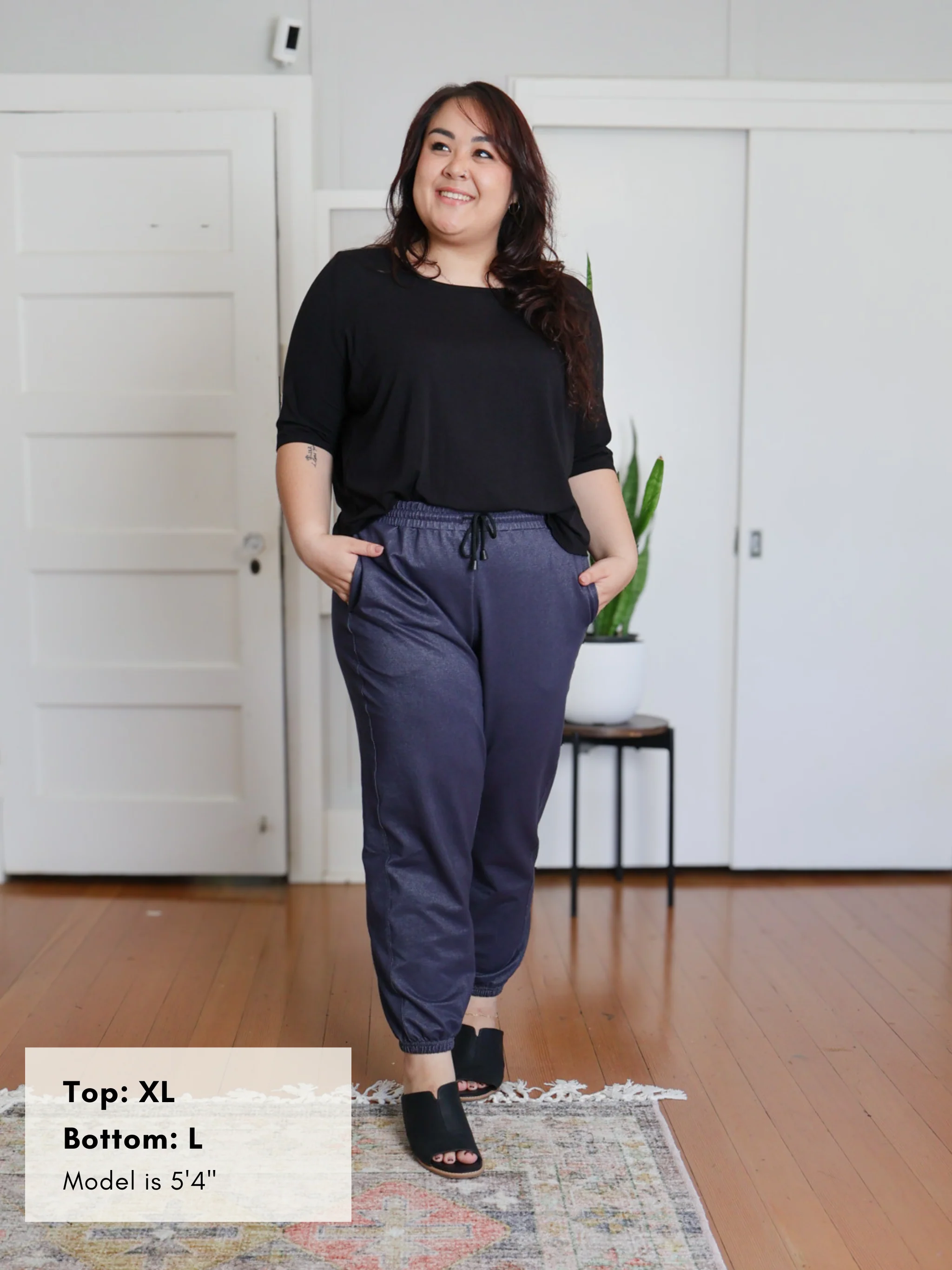 South St. Jogger - Shiny Blue Denim - Image 5