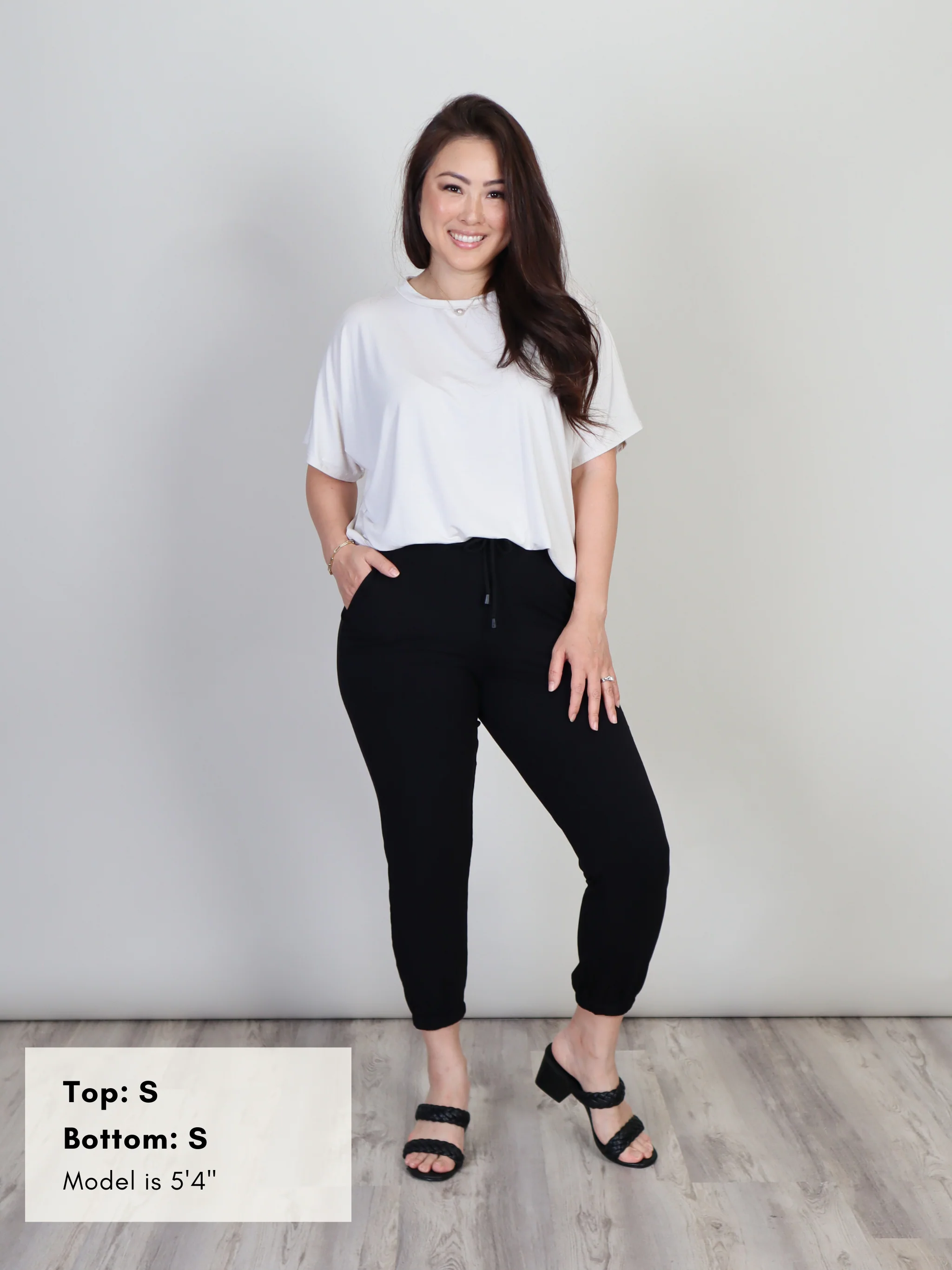 Sunrise Jogger - Black Soft Ponte - Image 6