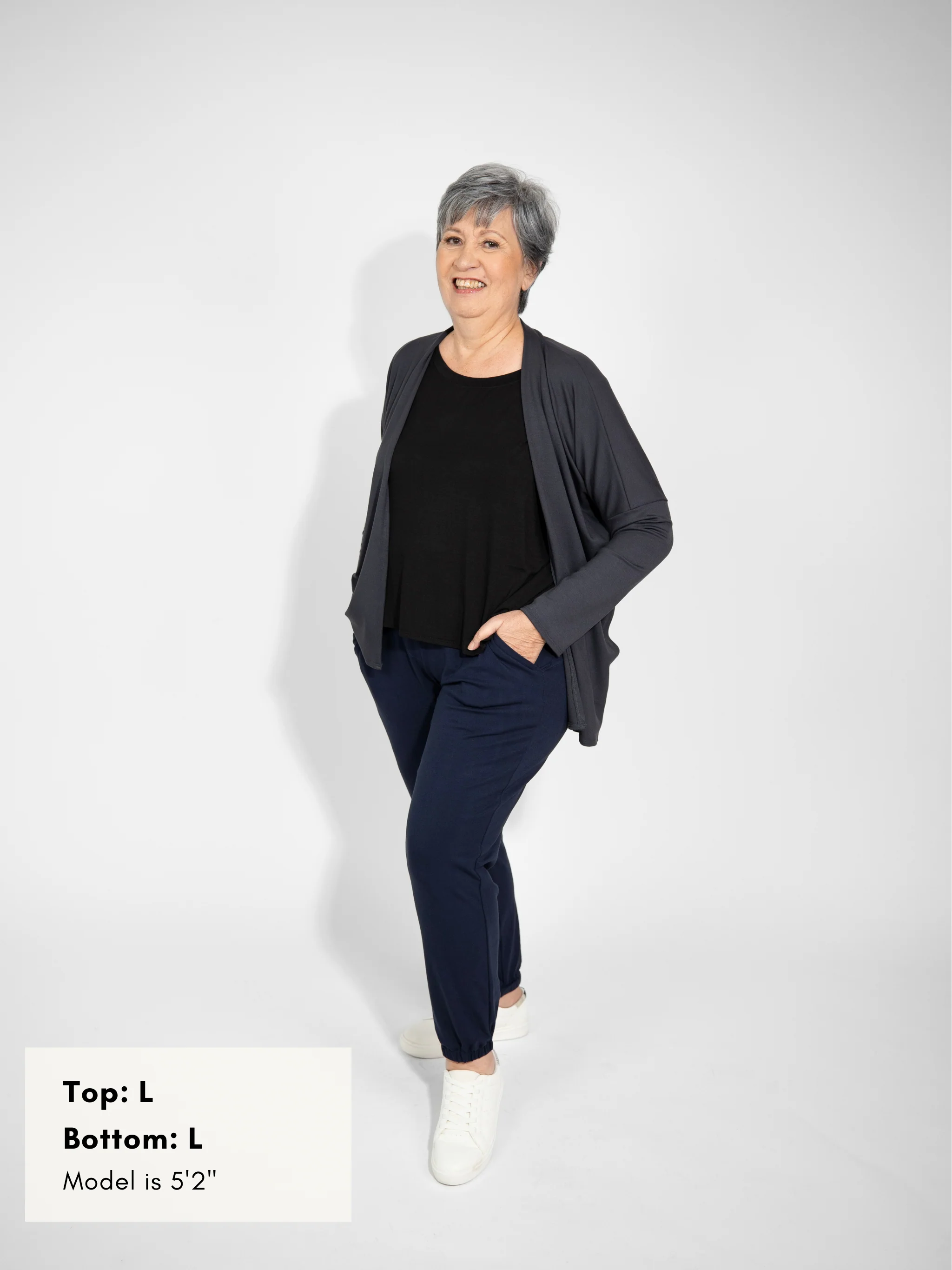 Sunrise Jogger - Midnight Soft Ponte - Image 4